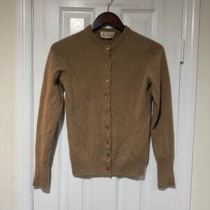vintage Peter Scott cardigan 100%‎ camel cashmere camel/beige tone small